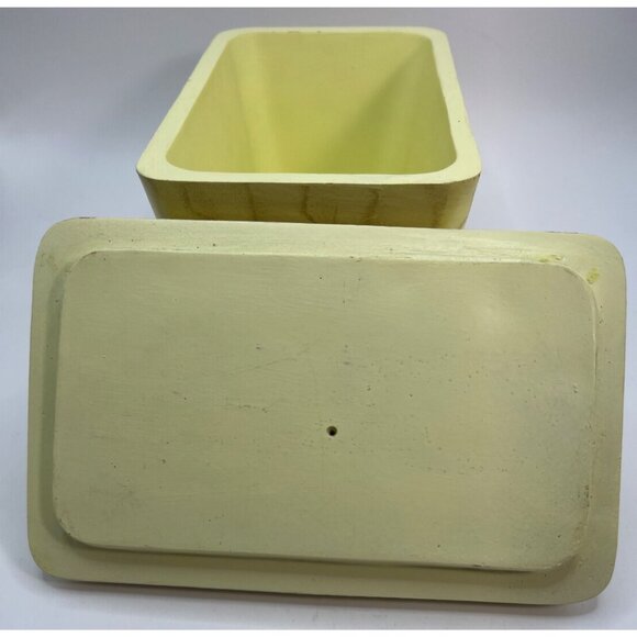 Ornate heavy Resin Box For Vanity, Dresser, Bathroom, Gold Handle - Picture 8 of 9